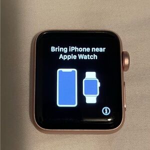 Apple Watch Series 2 38mm Rose Gold GPS Wifi Smart Watch With Band And Charger